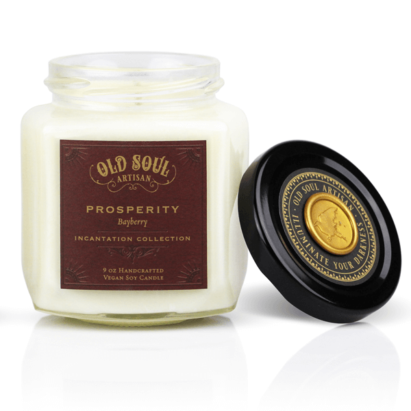 Prosperity - 9oz Soy Candle - Herbal Folklore Inspired