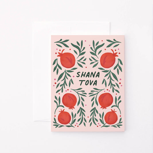Pomegranate Shana Tova Greeting Card