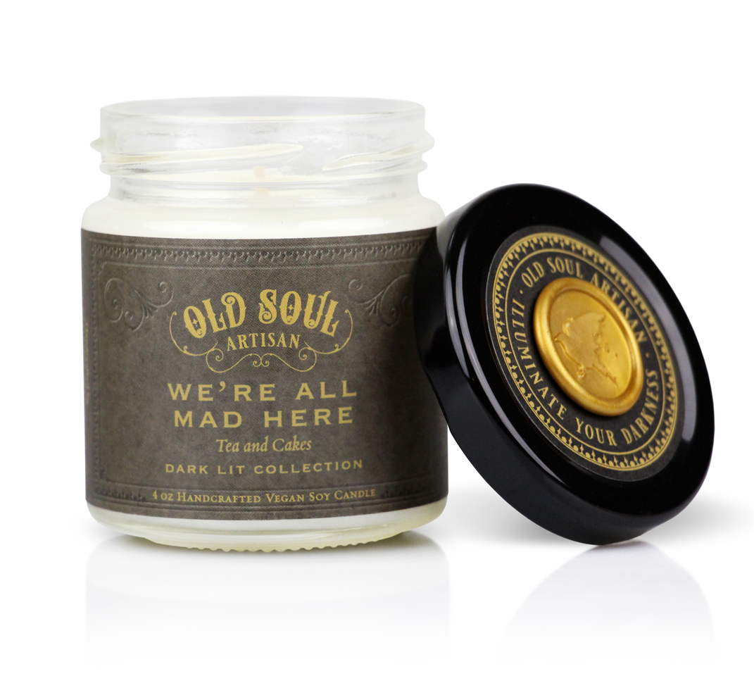 We're All Mad Here - 4oz Soy Candle - Literature Inspired