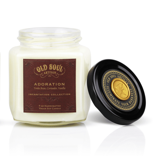 Adoration - 9oz Soy Candle - Inspired by Herbal Folklore