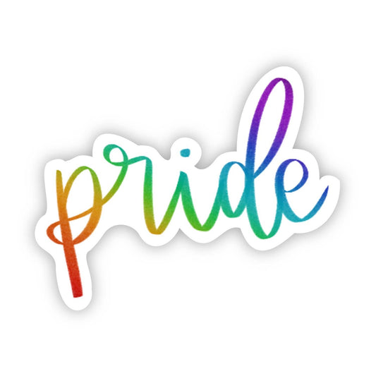 Pride Calligraphy Sticker