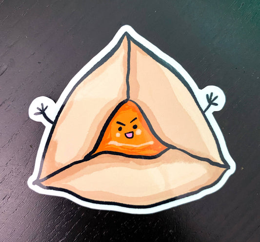 Apricot Hamentaschen Sticker
