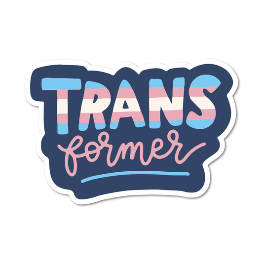 Trans - Former Logo Vinyl Sticker