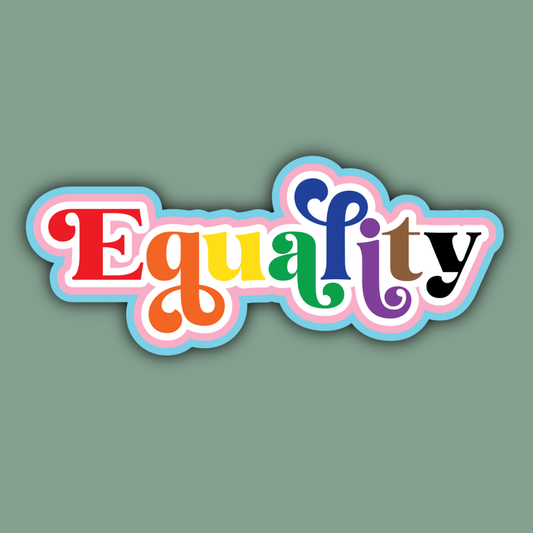 Equality LGBTQIA+ Matte Sticker