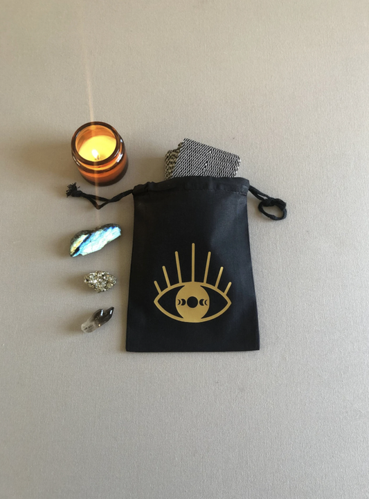 Eye of the Moon Drawstring Pouch