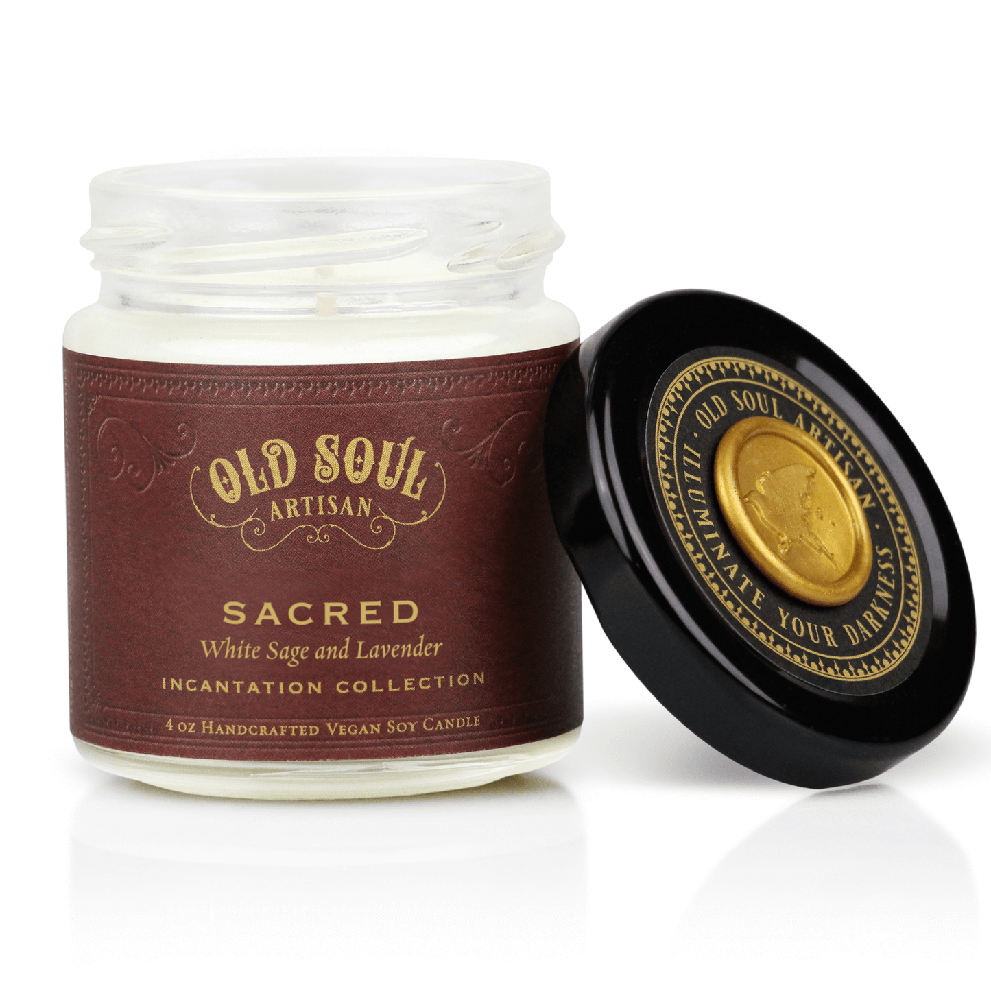 Sacred - 4oz Soy Candle - Inspired by Herbal Folklore