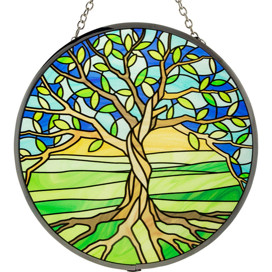 Tree of Life Glass Suncatcher