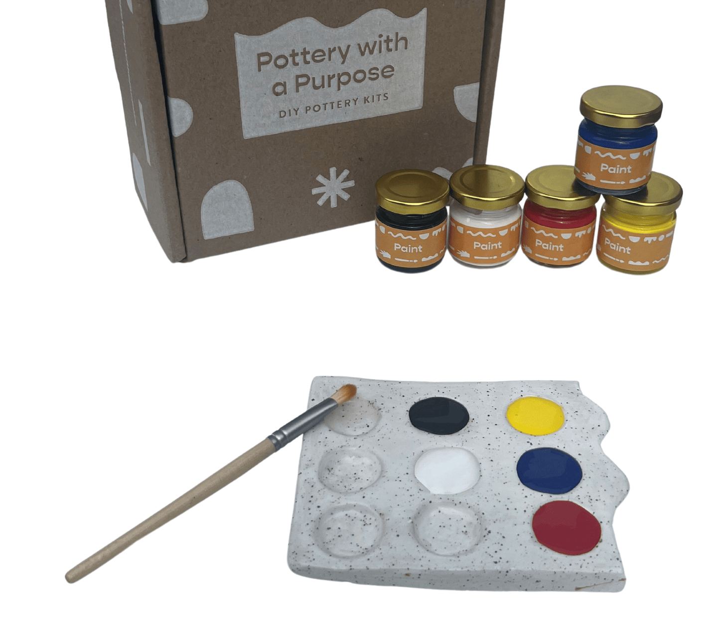 Deluxe DIY Pottery Kit – Air Dry Clay