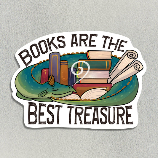 A Dragon and the Best Treasure Sticker
