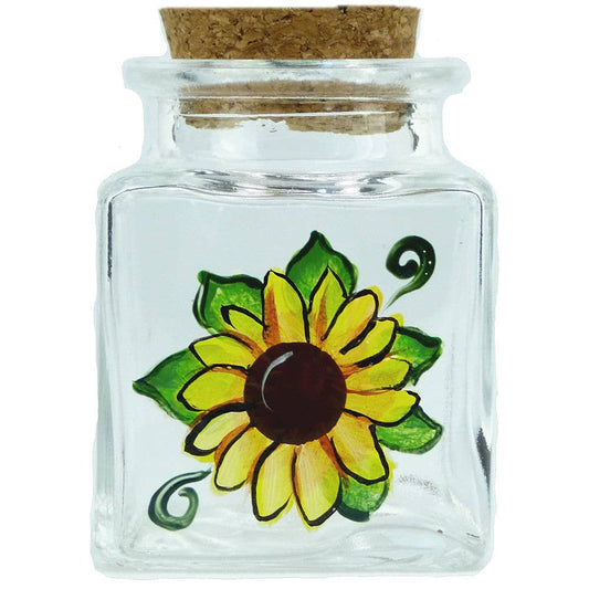 Sunflowers Spice Jar